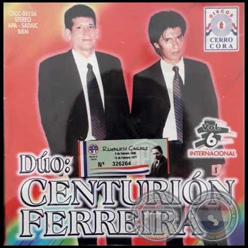 DÚO CENTURIÓN FERREIRA - VOLUMEN 6
